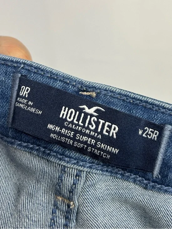 Hollister High-Rise Super Skinny Soft Stretch Jeans Size 0R (25R) - Picture 3 of 7